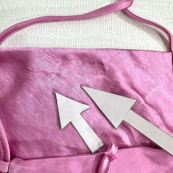 Forever 21 cowl neck satin slip dress pink size S - Picture 8 of 10